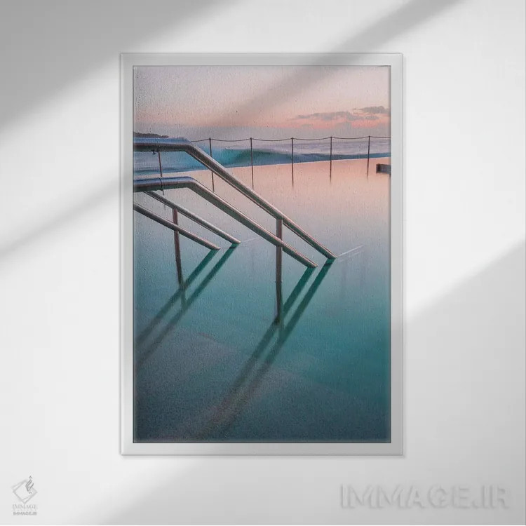 تابلو ماهون (نام خاص/جغرافیایی) اثر شارلوت کرد - نمای قابدار سفید