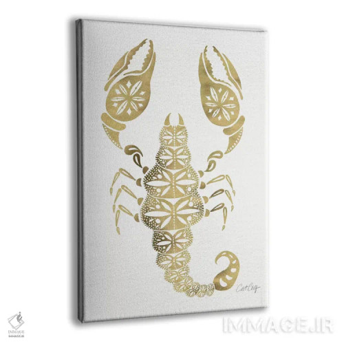 تابلو عقرب طلایی اثر کت کوکیلت - نمای پرسپکتیو محصول