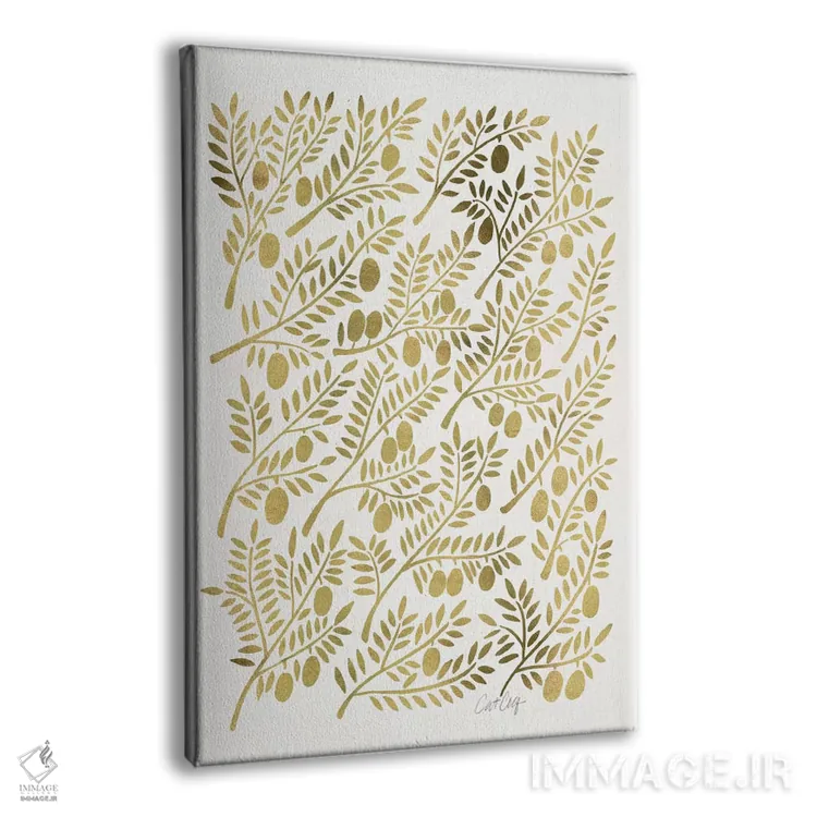 تابلو شاخههای زیتون ۱ اثر کت کوکیلت - نمای پرسپکتیو محصول