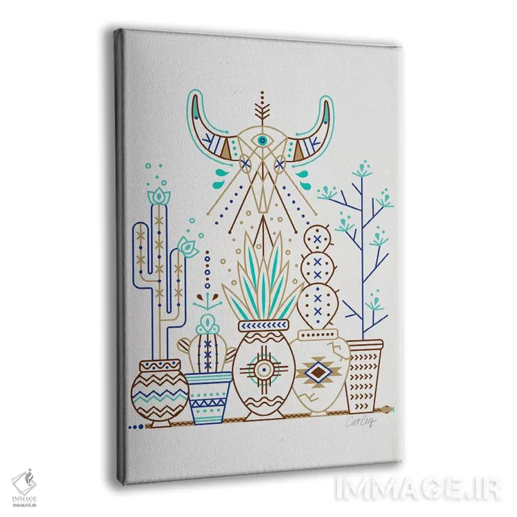 تابلو باغ سانتا فه I اثر کت کوکیلت - نمای پرسپکتیو محصول