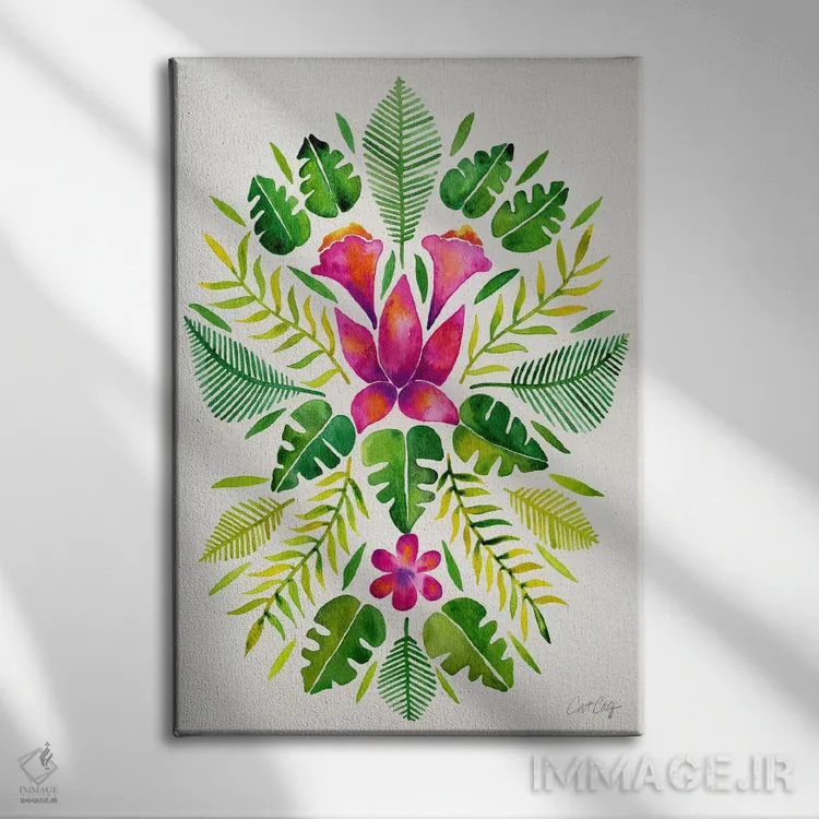 تابلو تقارن استوایی III اثر کت کوکیلت - نمای روبهرو روی دیوار