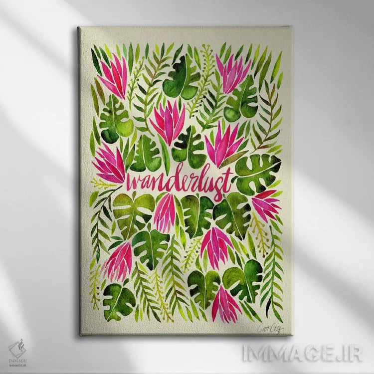 تابلو شور سفر I اثر کت کوکیلت - نمای روبهرو روی دیوار