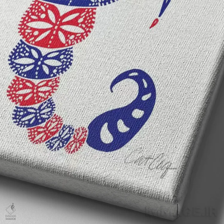 تابلو عقرب آمریکایی اثر کت کوکیلت - نمای نزدیک بافت بوم