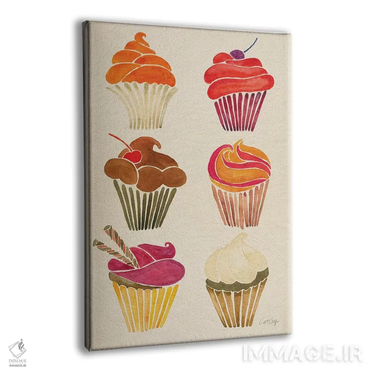 تابلو کاپکیکها اثر کت کوکیلت - نمای پرسپکتیو محصول