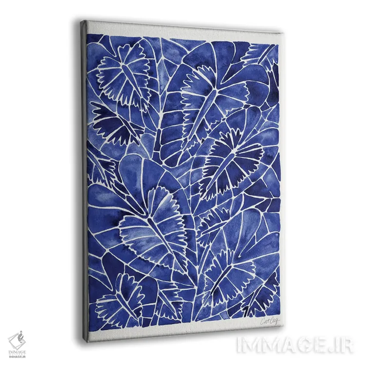 تابلو شیزماتوجلوتیس کالیپتراتای سرمهای (گیاه زینتی) اثر کت کوکیلت - نمای پرسپکتیو محصول