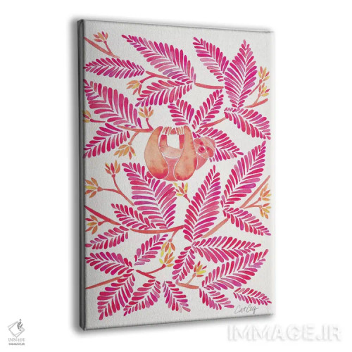 تابلو تنبل صورتی اثر کت کوکیلت - نمای پرسپکتیو محصول