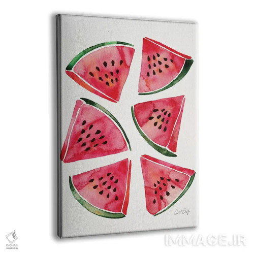 تابلو هندوانه اثر کت کوکیلت - نمای پرسپکتیو محصول