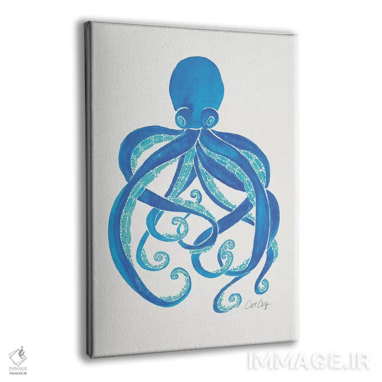 تابلو آبی اثر کت کوکیلت - نمای پرسپکتیو محصول