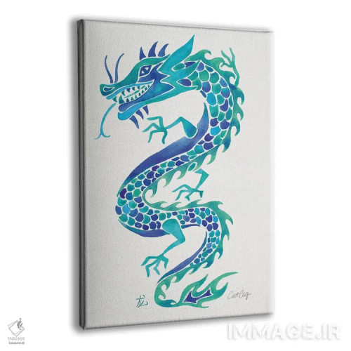 تابلو آبیها (طیف رنگ) اثر کت کوکیلت - نمای پرسپکتیو محصول