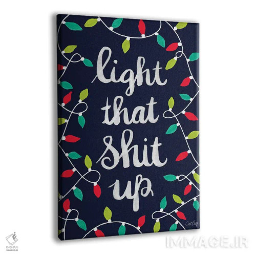 تابلو چند رنگ بر سرمهای اثر کت کوکیلت - نمای پرسپکتیو محصول