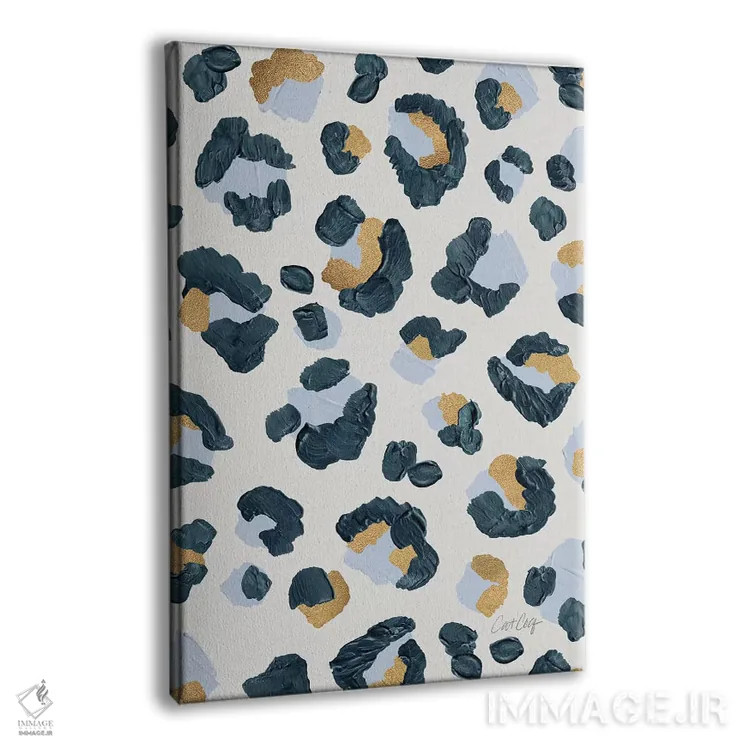 تابلو پلنگ برفی اثر کت کوکیلت - نمای پرسپکتیو محصول