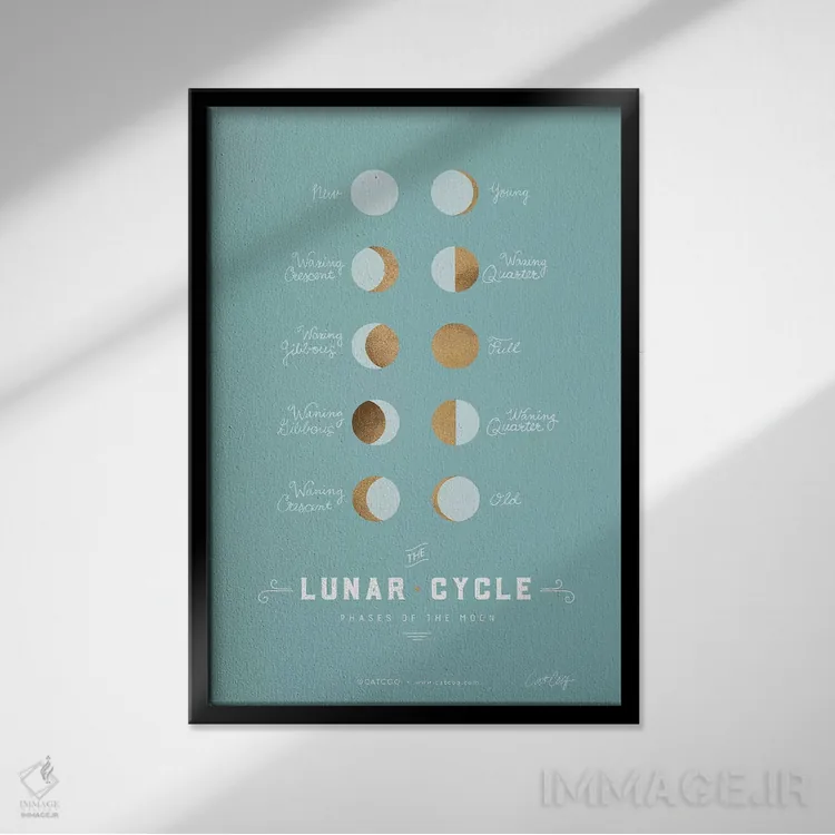 تابلو تخم پرنده رابین (رنگ آبی خاص) اثر کت کوکیلت - نمای قابدار مشکی