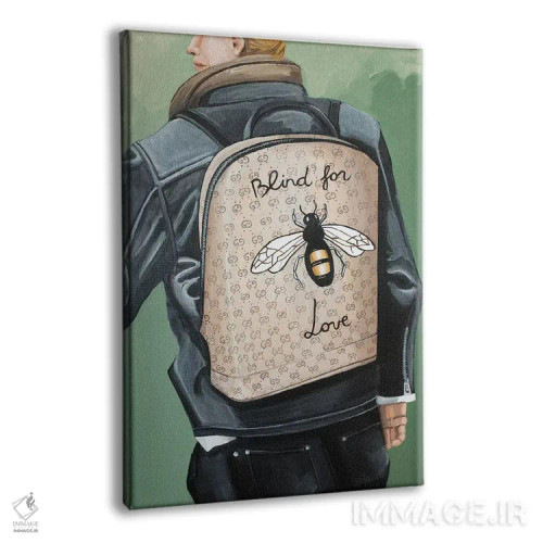 تابلو کولهپشتی کور برای عشق اثر سیسی گیدی - نمای پرسپکتیو محصول