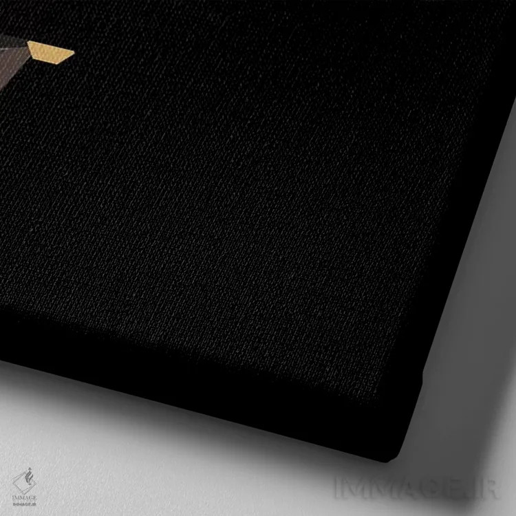 تابلو آگنی (در اسطوره هندی، الهه آتش) اثر ایندی لاو (برند هنری) - نمای نزدیک بافت بوم