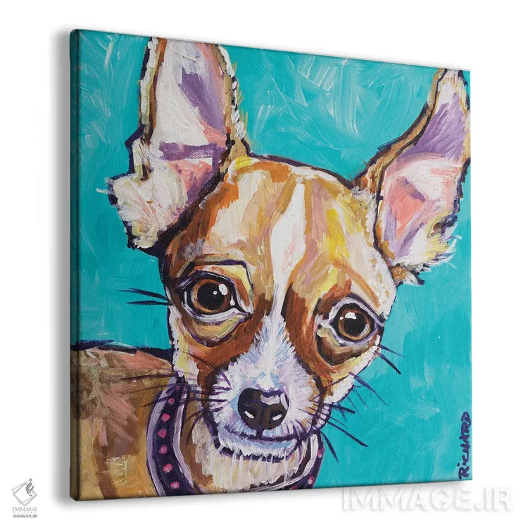 تابلو چیواوا اثر ایلین ریچارد - نمای پرسپکتیو محصول