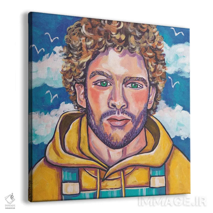 تابلو در دریا اثر ایلین ریچارد - نمای پرسپکتیو محصول