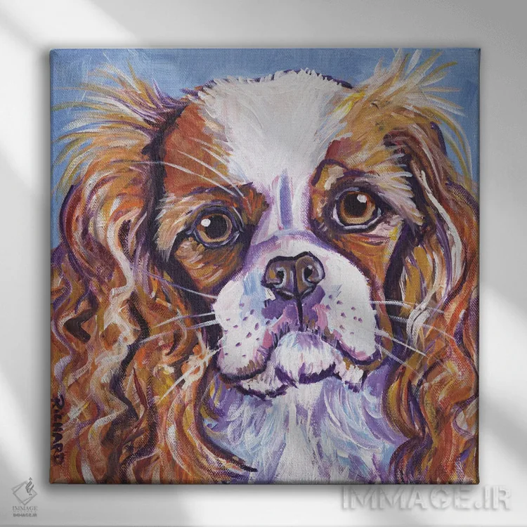 تابلو شاه چارلز اثر ایلین ریچارد - نمای روبهرو روی دیوار