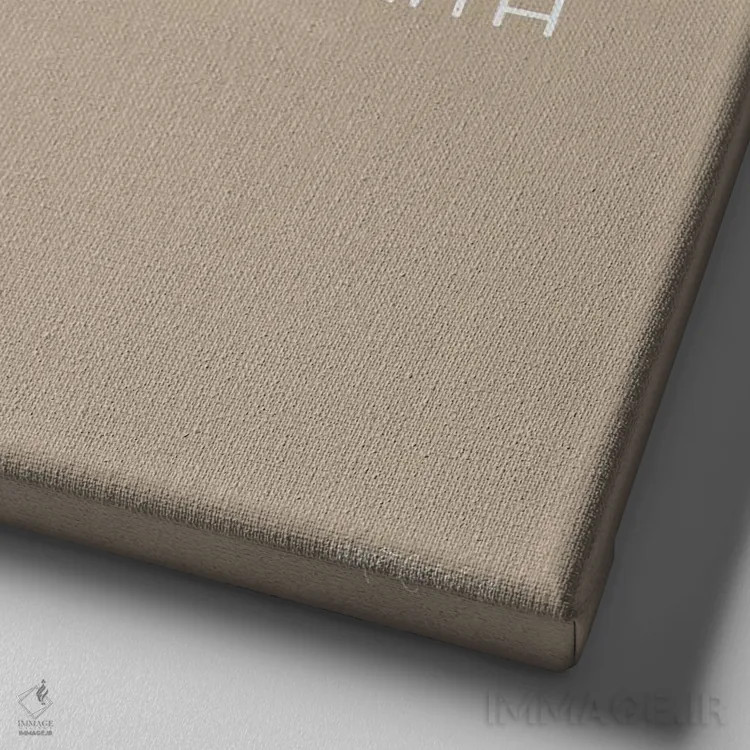 تابلو به لطف اثر ایمپرفکت داست (برند هنری) - نمای نزدیک بافت بوم