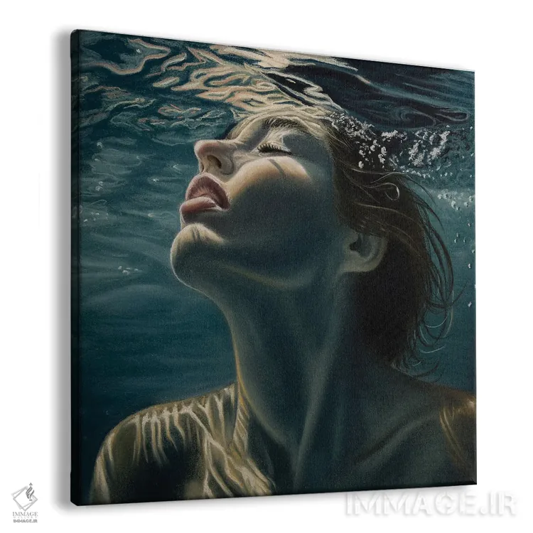 تابلو خطوط نور اثر اینا مدودوا - نمای پرسپکتیو محصول