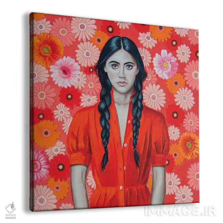 تابلو دختر بهاری اثر اینا مدودوا - نمای پرسپکتیو محصول