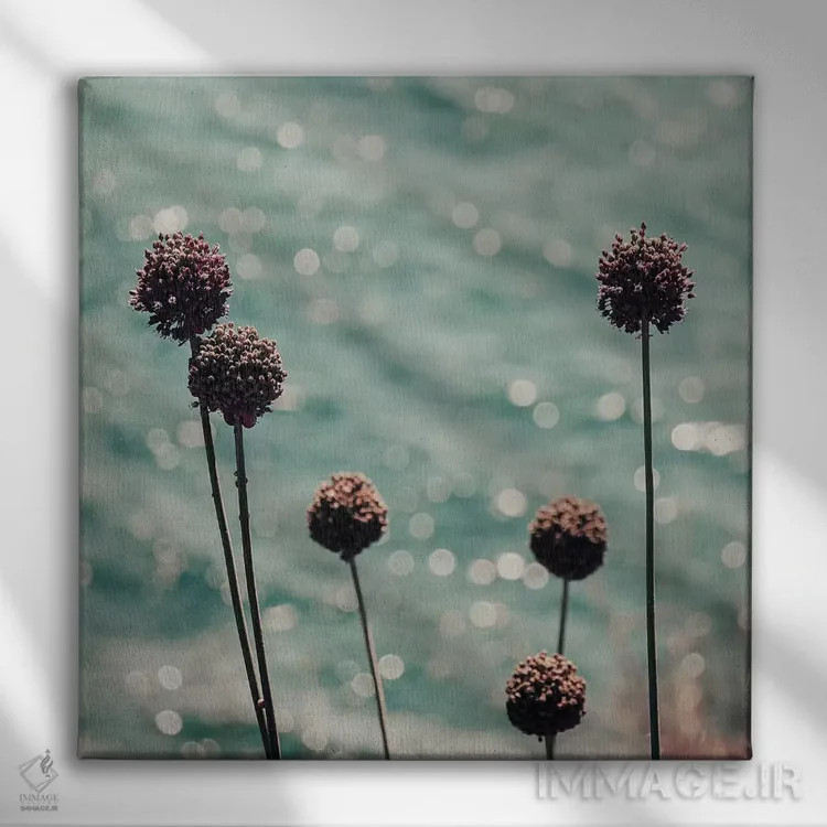 تابلو درخشش اقیانوس اثر اینگرید بدوز - نمای روبهرو روی دیوار