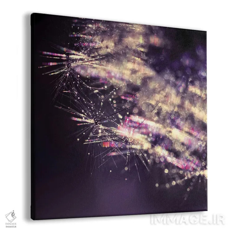 تابلو ارغوانی تیره اثر اینگرید بدوز - نمای پرسپکتیو محصول