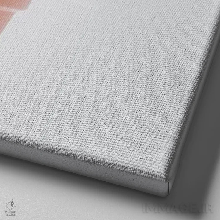 تابلو عشق کاکتوس II اثر اینگرید بدوز - نمای نزدیک بافت بوم