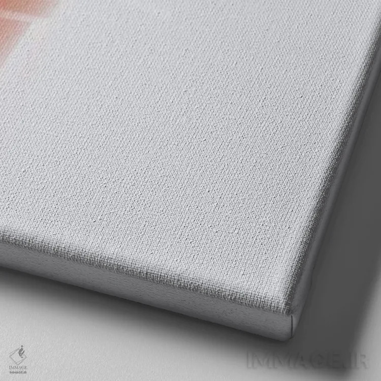 تابلو عشق کاکتوس I اثر اینگرید بدوز - نمای نزدیک بافت بوم