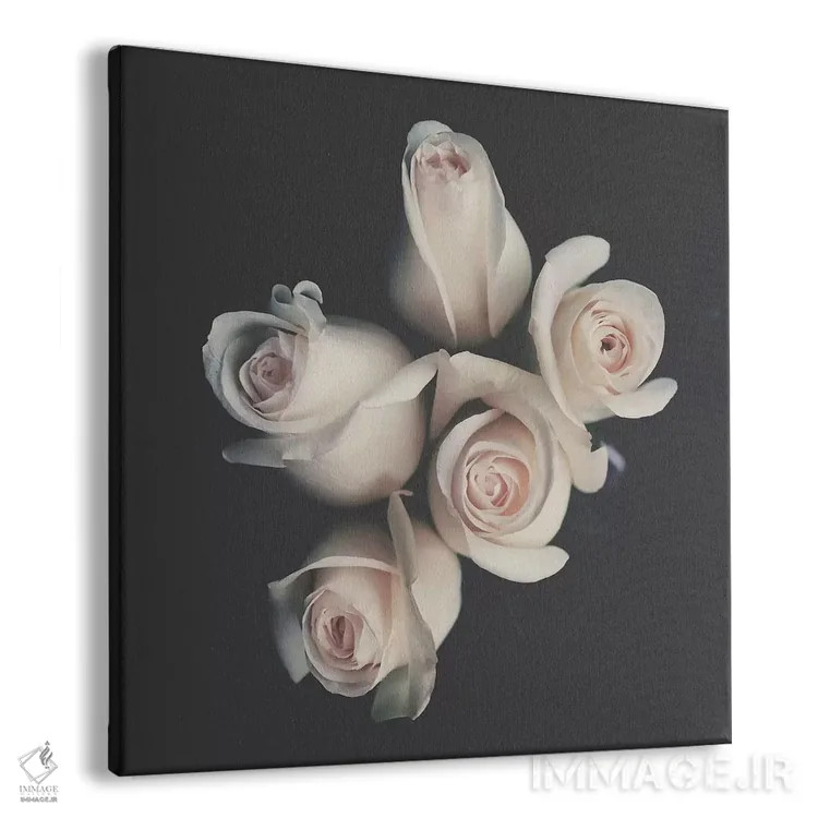 تابلو رزها اثر اینگرید بدوز - نمای پرسپکتیو محصول
