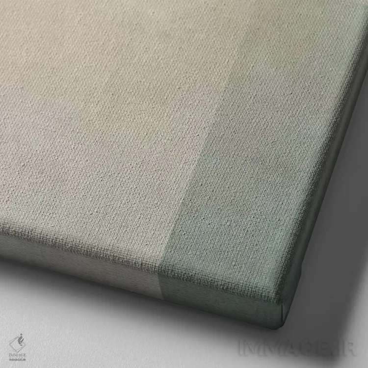 تابلو بلوک دریایی اثر اینگرید بدوز - نمای نزدیک بافت بوم