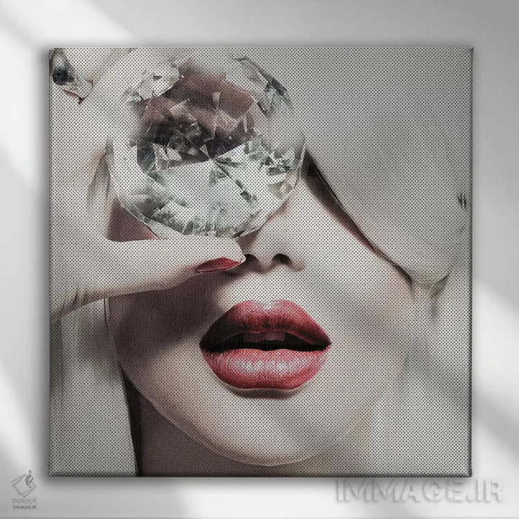 تابلو الماسها ابدی هستند اثر اینکادو (استودیو هنری، دانمارک) - نمای روبهرو روی دیوار