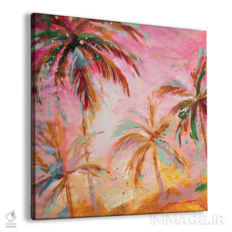 تابلو بهشت نخل I اثر استودیو پِینت-اینگ - نمای پرسپکتیو محصول