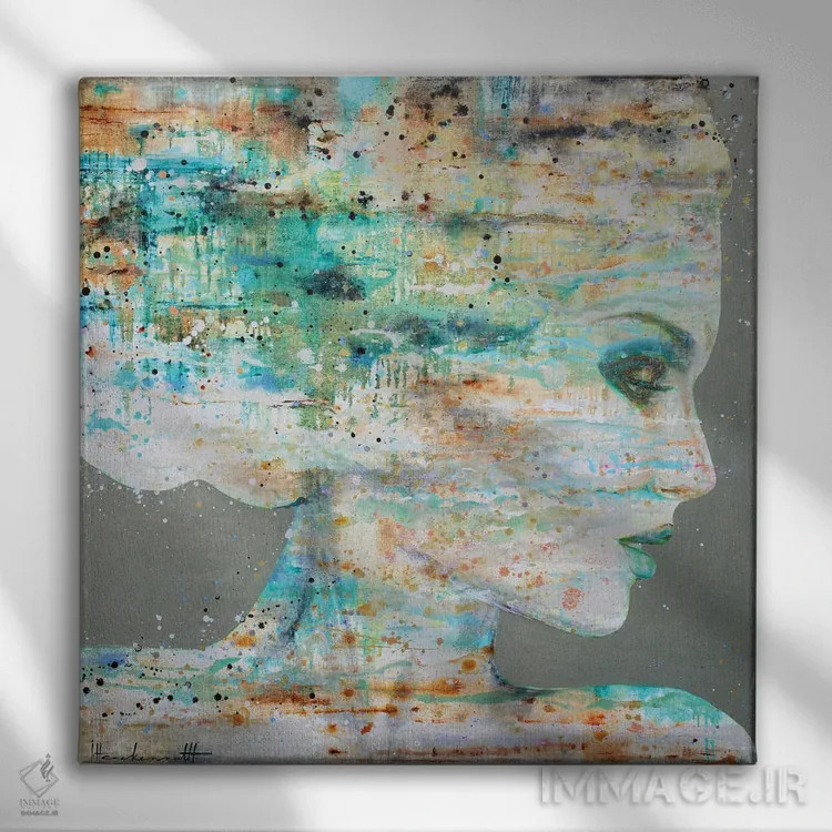 تابلو وسوسه II اثر استودیو پِینت-اینگ - نمای روبهرو روی دیوار