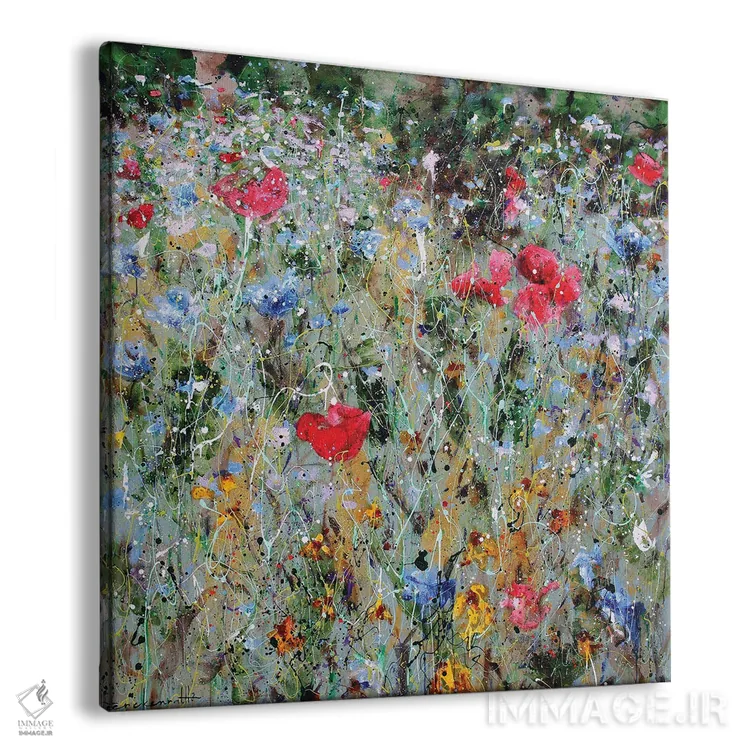 تابلو مزرعه گلهای وحشی III اثر استودیو پِینت-اینگ - نمای پرسپکتیو محصول