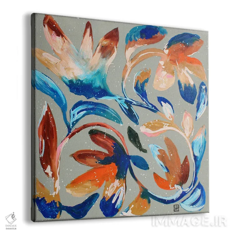 تابلو گلهای H اثر استودیو پِینت-اینگ - نمای پرسپکتیو محصول