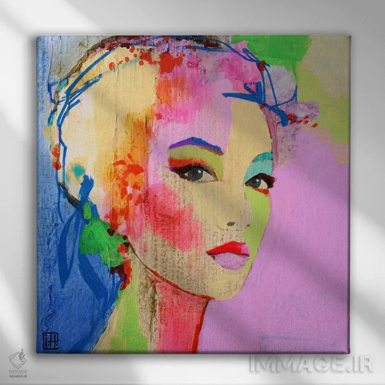 تابلو چشمگیر اثر استودیو پِینت-اینگ - نمای روبهرو روی دیوار