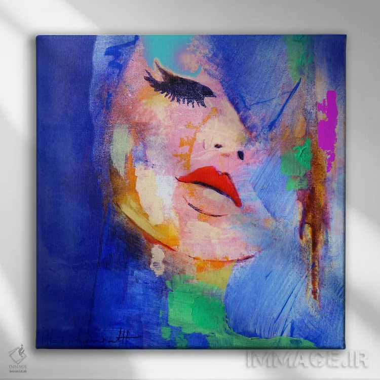 تابلو تعادل اثر استودیو پِینت-اینگ - نمای روبهرو روی دیوار