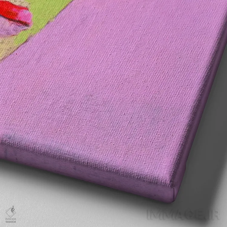 تابلو چشمگیر اثر استودیو پِینت-اینگ - نمای نزدیک بافت بوم