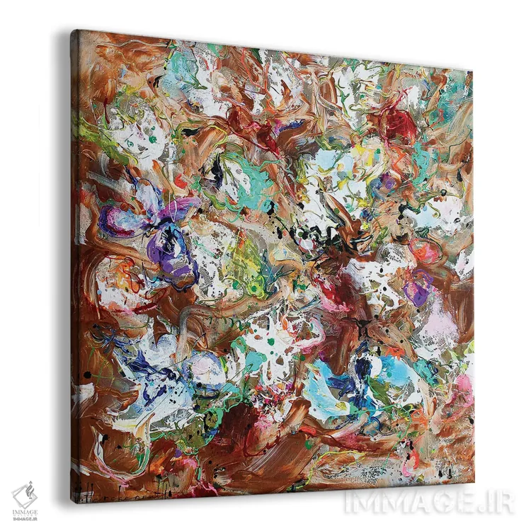 تابلو بازتاب گلها I اثر استودیو پِینت-اینگ - نمای پرسپکتیو محصول