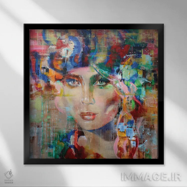 تابلو داستان من اثر استودیو پِینت-اینگ - نمای قابدار مشکی