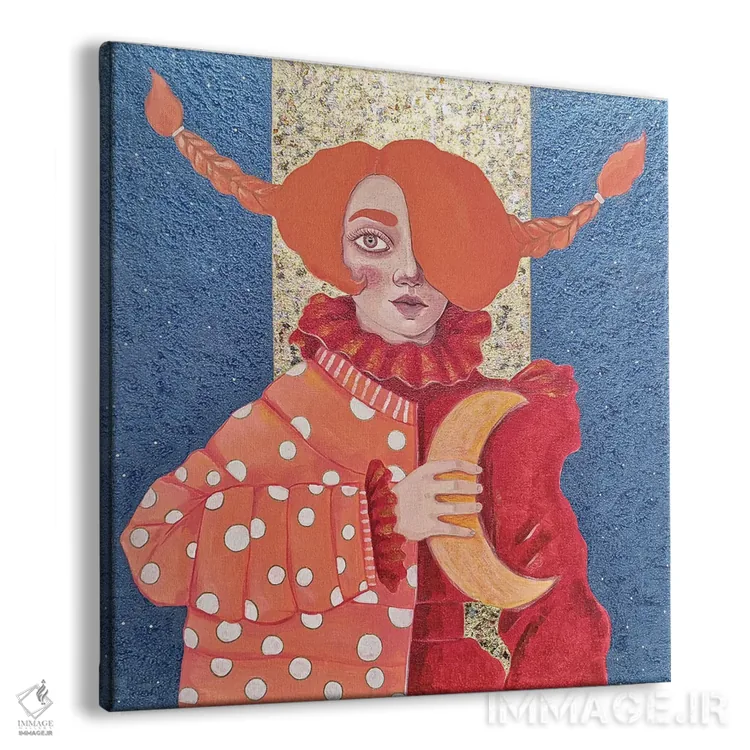 تابلو پیپی جوراببلند (شخصیت داستانی) اثر ایرینا پانِدوا - نمای پرسپکتیو محصول