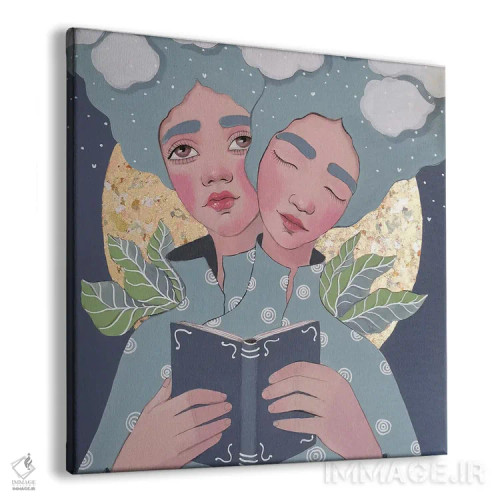 تابلو دوگانگی اثر ایرینا پانِدوا - نمای پرسپکتیو محصول