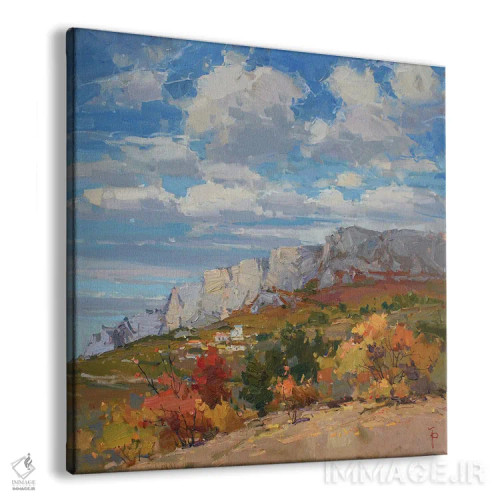 تابلو رنگهای پاییز اثر ایگور پوزدف - نمای پرسپکتیو محصول