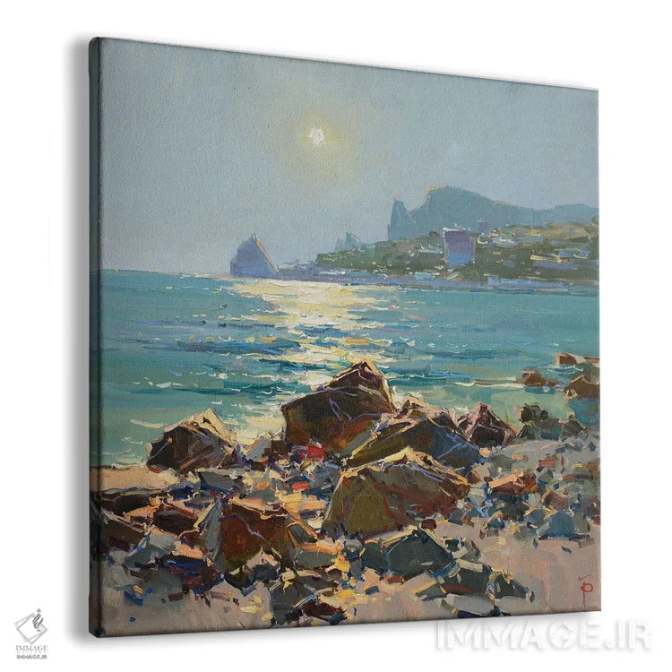 تابلو بانوی صخره اثر ایگور پوزدف - نمای پرسپکتیو محصول