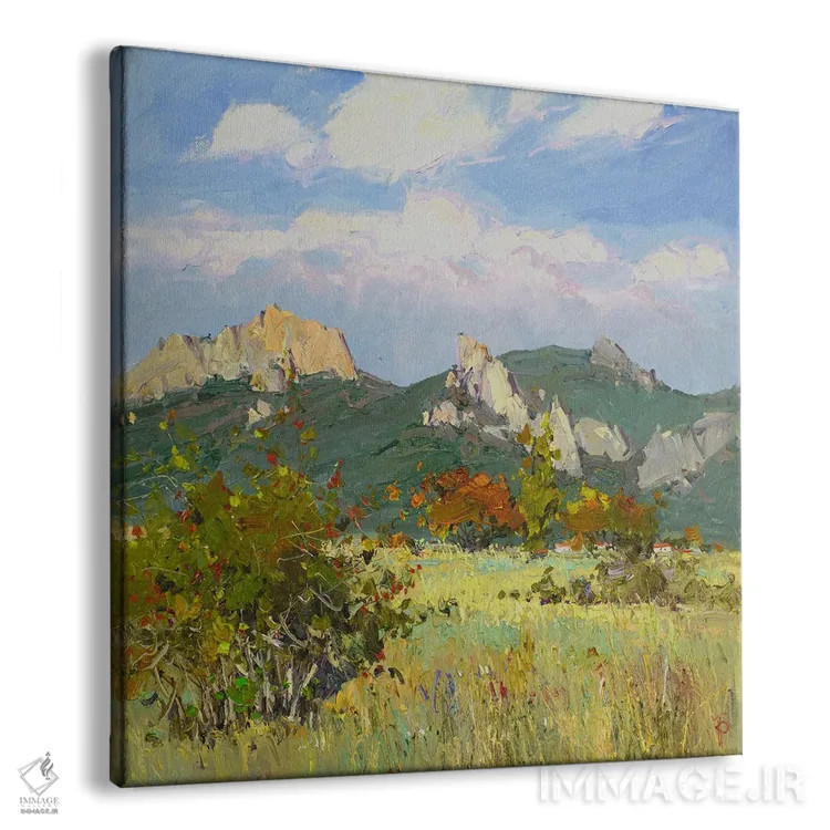 تابلو زیبایی پاییز در کوهستانها اثر ایگور پوزدف - نمای پرسپکتیو محصول