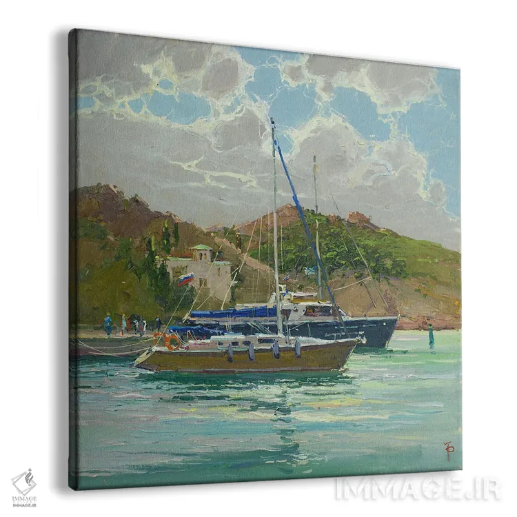 تابلو قایقهای تفریحی بالاکلاوا اثر ایگور پوزدف - نمای پرسپکتیو محصول