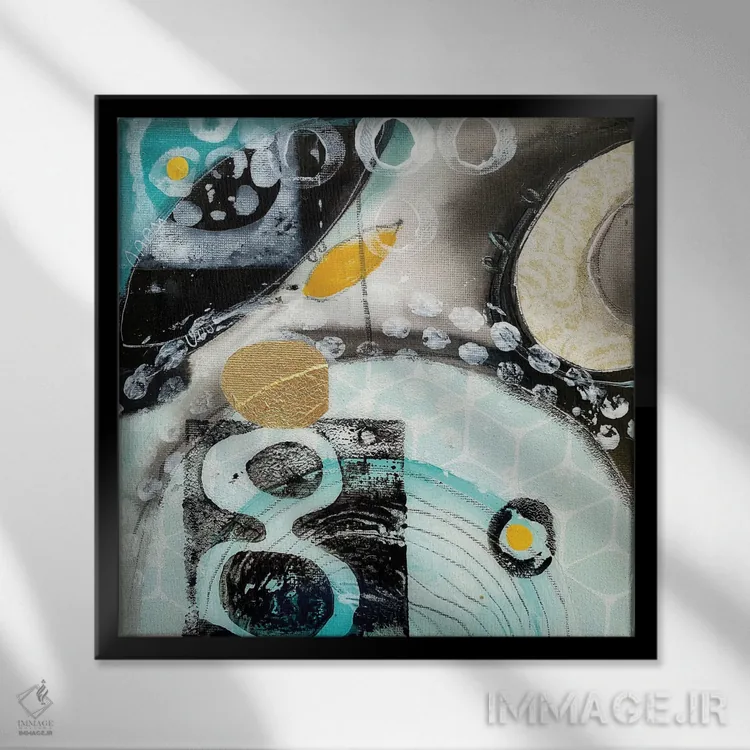 تابلو هارمونی ۱ اثر ایرینا رومیانسهوا - نمای قابدار مشکی