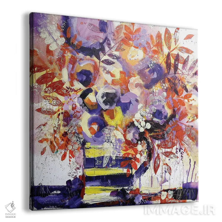 تابلو طبیعت بیجان گلها اثر ایرینا رومیانسهوا - نمای پرسپکتیو محصول