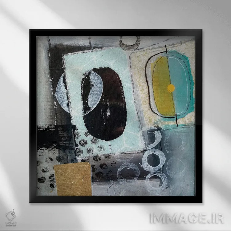 تابلو هارمونی ۳ اثر ایرینا رومیانسهوا - نمای قابدار مشکی