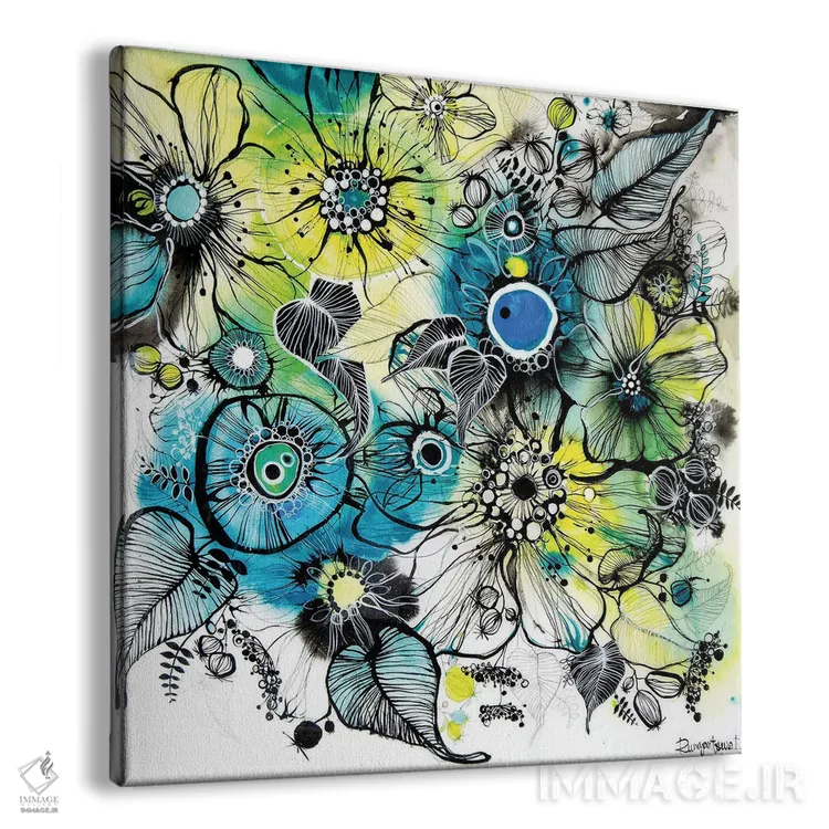 تابلو گلها اثر ایرینا رومیانسهوا - نمای پرسپکتیو محصول